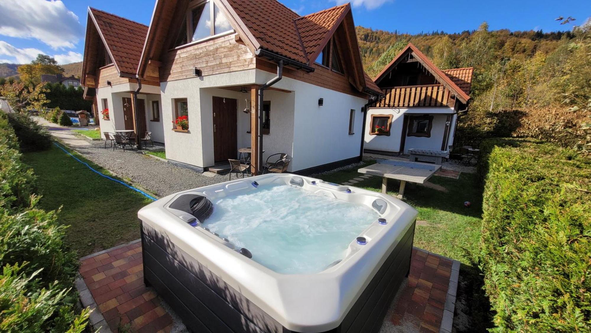 Mala Osada Domki Z Jacuzzi Przy Gondoli Щирк Екстер'єр фото